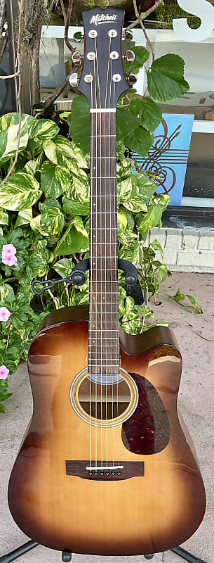 Mitchell T311CE-BST - Burst Acoustic/Electric Guitar image 1