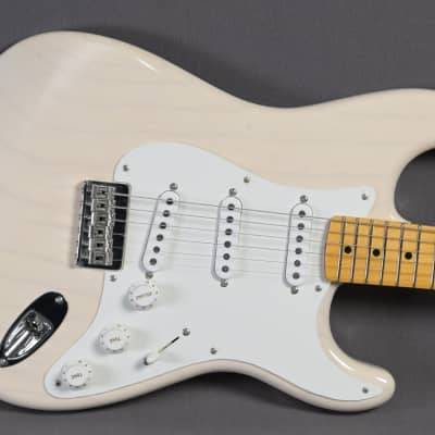 Fender Custom Shop Stratocaster 1955 Hardtail Aged White Blonde R129782 Bild 1