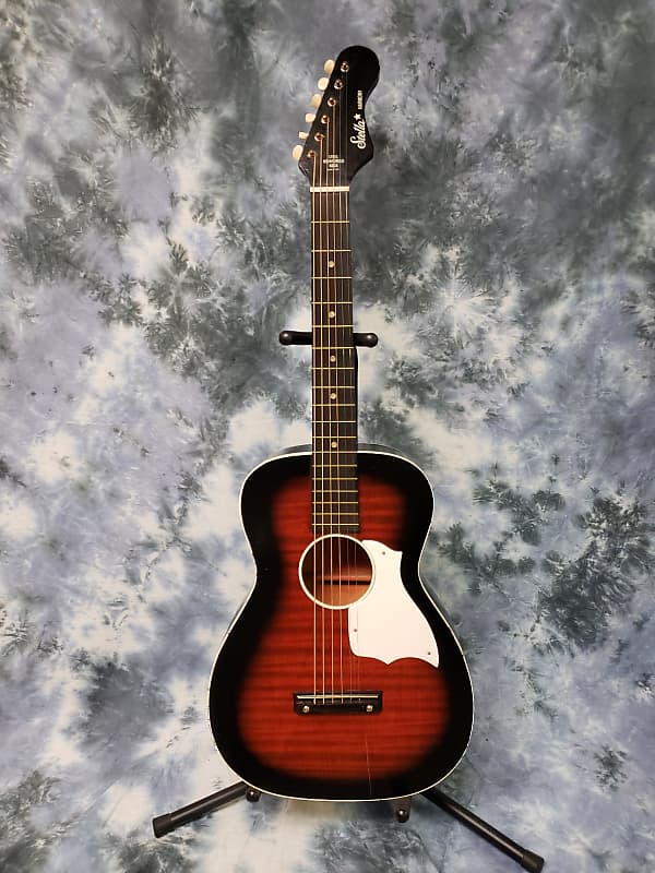 Vintage 1969 Harmony Fender Headstock Stella 3/4 Size Parlor | Reverb