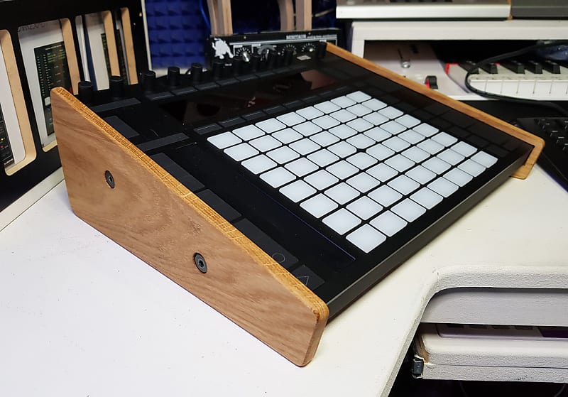 Ableton Push 2 Solid Oak Stand from Synths And Wood | Reverb