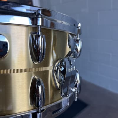 Gretsch G4169BBR USA Custom 6.5x14" 20-Lug Bell Brass Snare Drum image 4