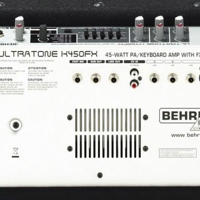 Behringer Ultratone K450FX 45-Watt Keyboard Amp image 5