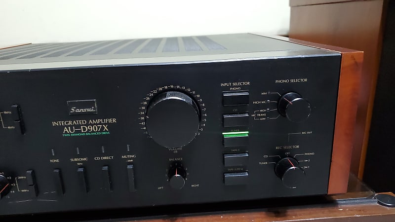 Sansui AU-D907X Amplifier Operational Very Rare | Reverb