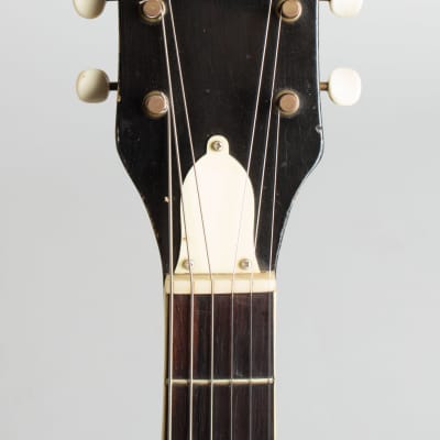 Silvertone Model 1445L Thinline Hollow Body Electric Guitar, made by Kay,  c. 1962, black hard shell case. image 5