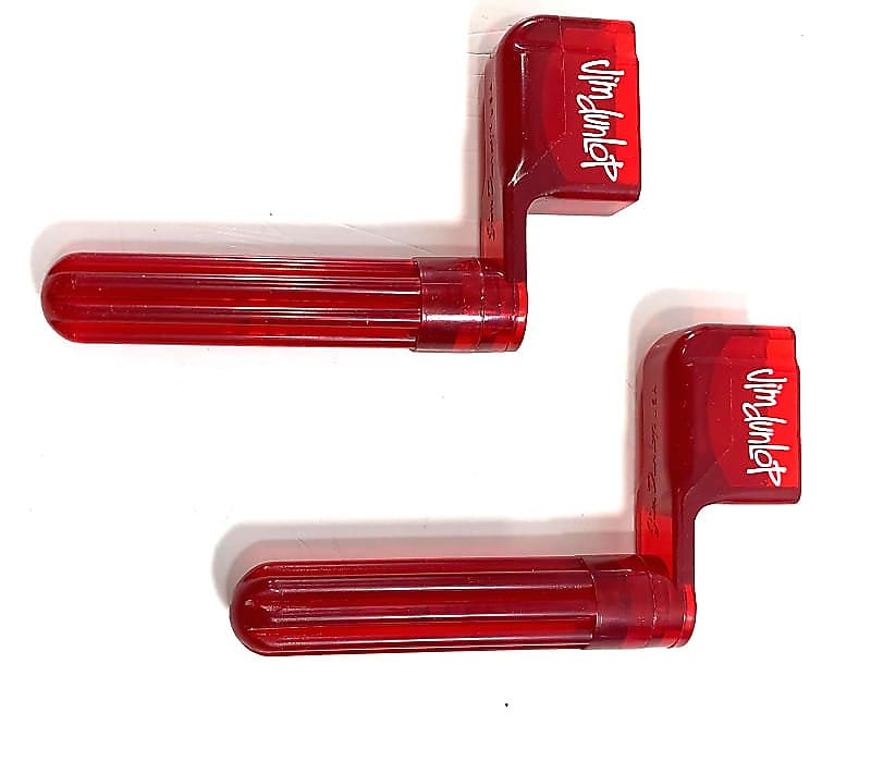 Dunlop Guitar String Winder 2-Pack Easy To Wind Strings Pulls Bridge Pins  Too Gel Red