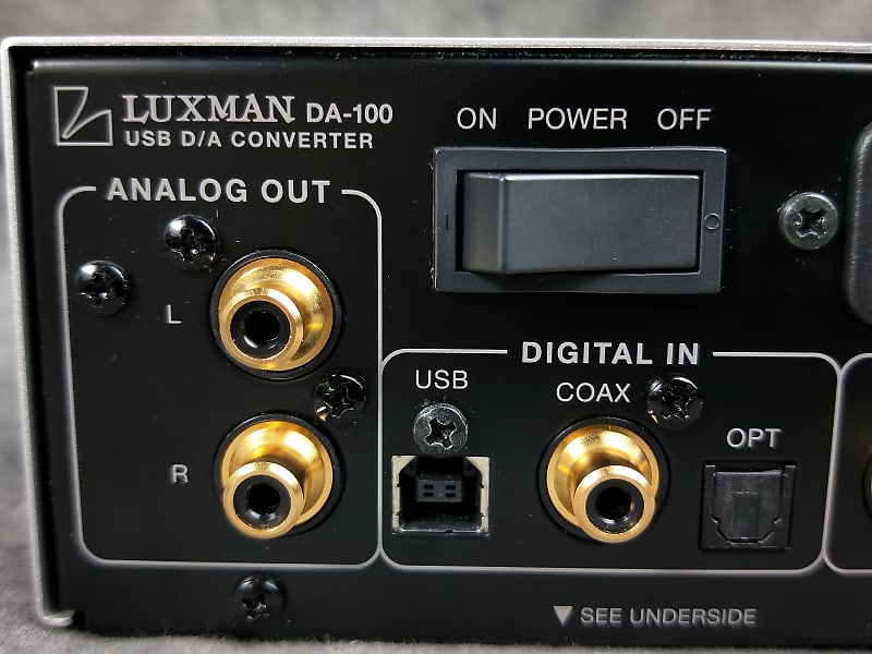 LUXMAN USB D/A CONVERTER DA-100 LUXMAN DA-100 レビュー うぐぅ