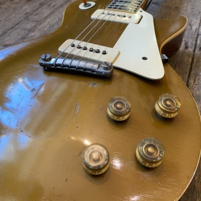 1954 Gibson Les Paul Gold Top with the original hard shell case image 16