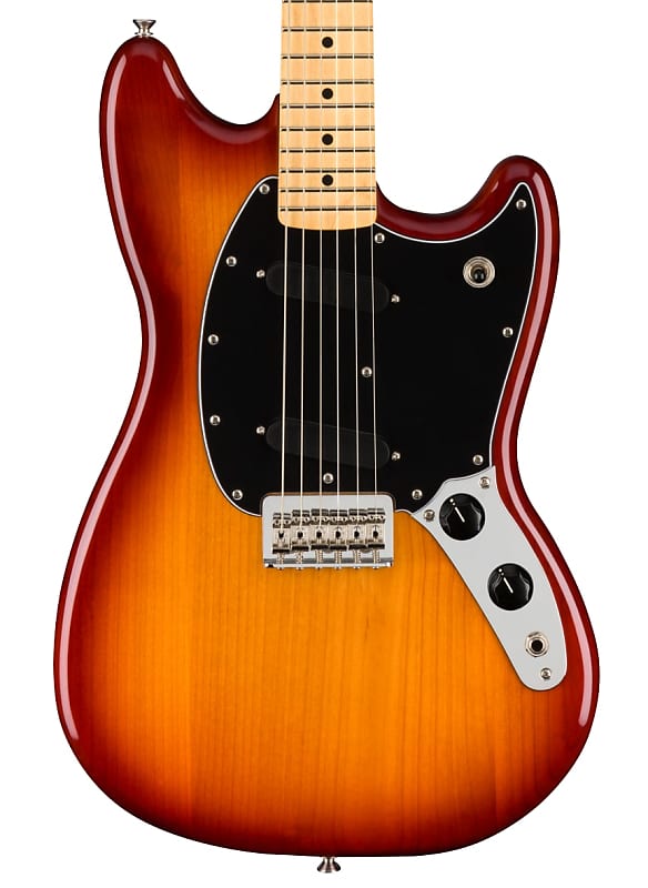 Fender Player Mustang Electric Guitar With Maple Fingerboard Sienna Sunburst image 1
