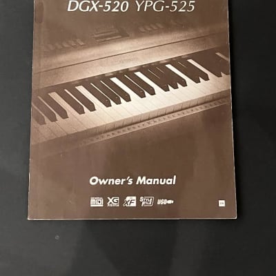 Yamaha Portable Grand Owners Manual for DGX-620, DGX-520, YPG-625, and YPG-525