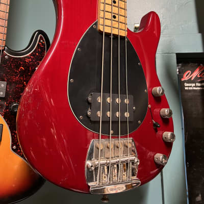 Ernie Ball Music Man Sterling  1994 - Trans RED for sale