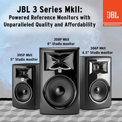 JBL 305P MkII 5" 2-Way Powered Studio Monitor image 6