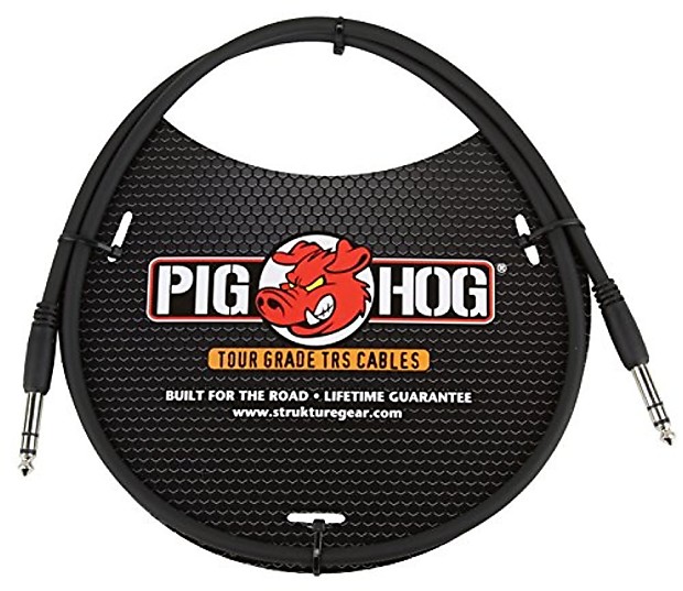 Pig Hog PTRS03 1/4" TRS Cable - 3' image 1
