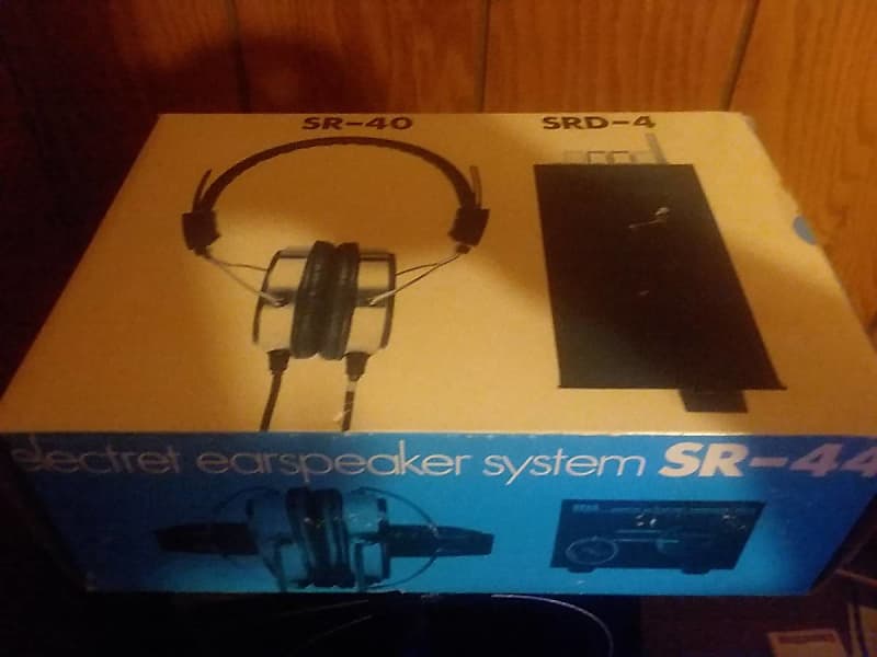 Stax SR44 (SR-40 Electret earspeakers & SRD4 Adapter) Original box *Like  New* Free Shpping