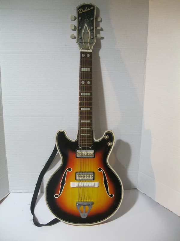 Vintage Sears Big Toy Box Steel Guitar In Original box Vintage Sears Big Toy Box Steel Guitar In Original box