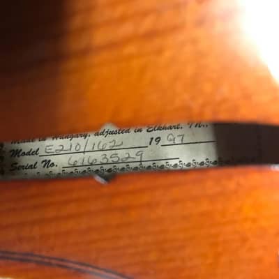 1997 Hermann Beyer E210/162 Viola, With Case and Bow (Used) image 13