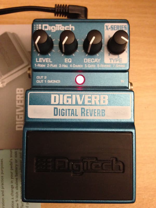 Digitech DigiVerb Digital Reverb Pedal image 1
