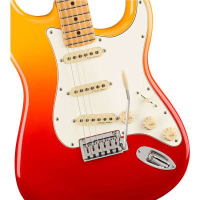Fender Player Plus Stratocaster, Maple Neck, Tequila Sunrise image 4