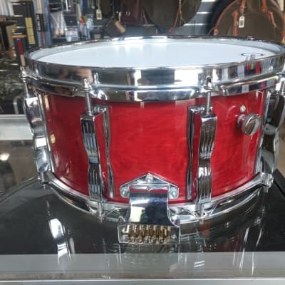 Ludwig 6.5x14" Rock/Concert Deep Cherry Lacquer Snare Drum image 4