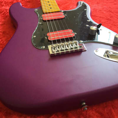 Martyn Scott Instruments Custom Built Partscaster Guitar in Matt Purple image 11