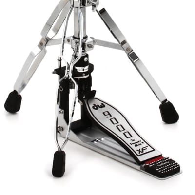 DW CP9500DXF 9000 Series Hi-hat Stand with Extended Footboard - 3-leg  Bundle with DW DWCP9701 9000 Series Low Boom Ride Cymbal Stand image 2