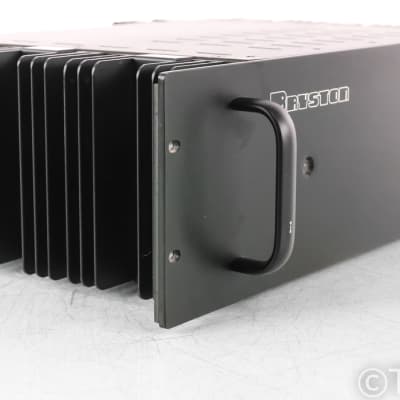 Bryston 4B Vintage Stereo Power Amplifier; 4-B; Black; 19" Faceplate image 2