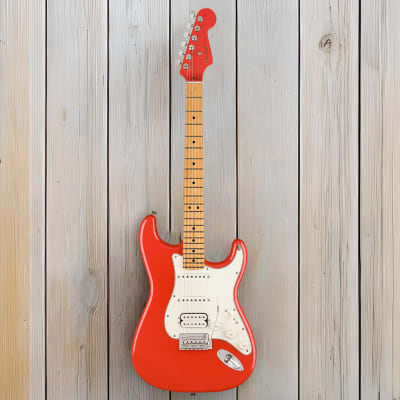 Fender Limited Edition Player Stratocaster HSS Guitar in Fiesta Red image 7