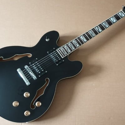 Adam Black 616 Semi Hollow Electric Guitar, Seymour Duncan Pickups TB11 + 59 for sale