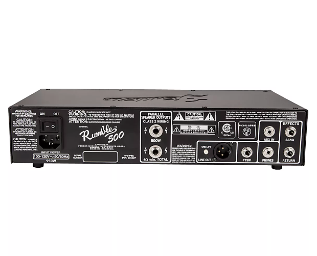 Fender Rumble 500 V3 500-Watt Bass Amp Head image 2