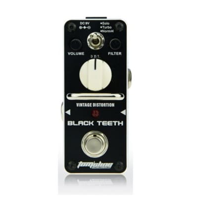 Tomsline ABT-3 Black Teeth Distortion Guitar Effect Pedal image 1