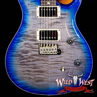 Paul Reed Smith PRS Wild West Guitars 2023 Special Run CE 24 Painted Black Neck 57/08 Pickups Faded Grey Black Blue Burst image 1