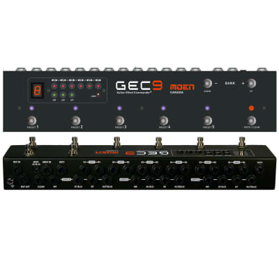 MOEN GEC9 V2 Pedal Switcher + Power Guitar Effect Routing System Looper image 1