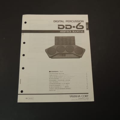 Yamaha DD-6 Service Manual [Three Wave Music]