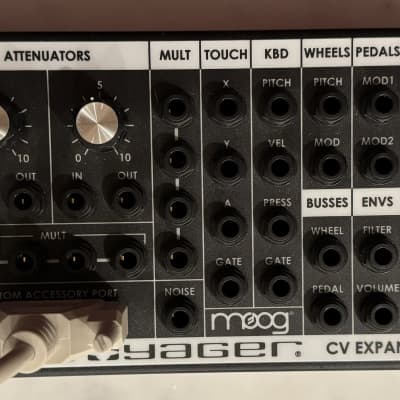 Moog VX-351 Voyager CV Expander 2000-2010s - Wood sides with black 