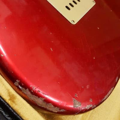 Fender Custom Shop Limited Edition Stratocaster Roasted "Big Head" Relic Aged Candy Apple Red image 7