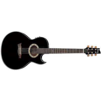 Ibanez EP5-BP6 String RH Acoustic Electric Guitar-Black Pearl High Gloss for sale