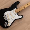 1990 Fender Stratocaster Plus Electric Guitar Black USA w/ Lace Sensors, Case