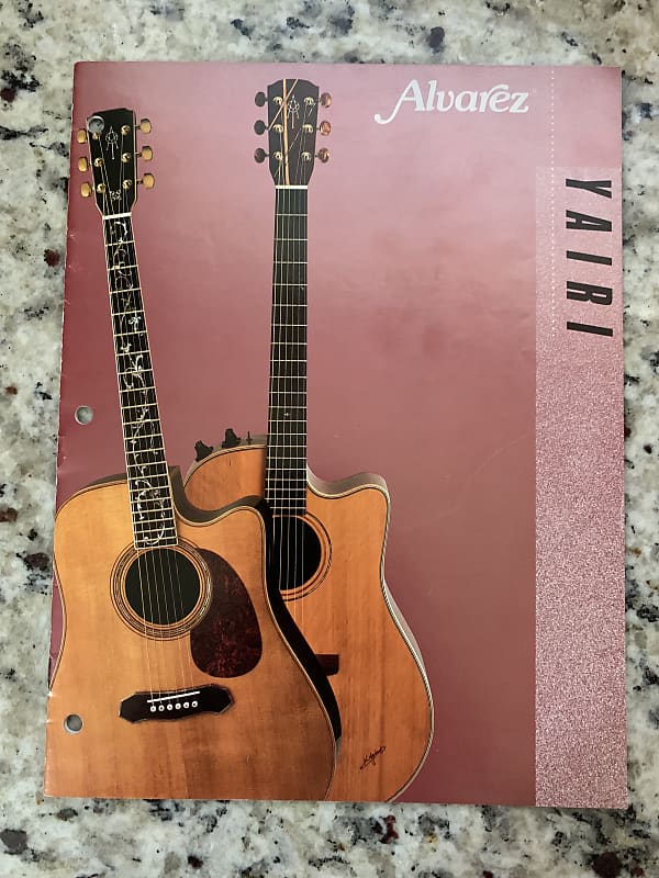 Alvarez Yairi Catalog 80’s90’s Reverb