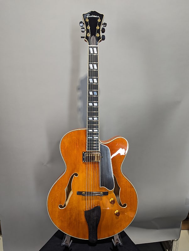Eastman AR580CE-HB Honeyburst Archtop Electric Guitar w/ Hardshell Case image 1