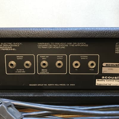 Loud and proud Acoustic B120 Bass head with EQ and limiter-Nice! image 11