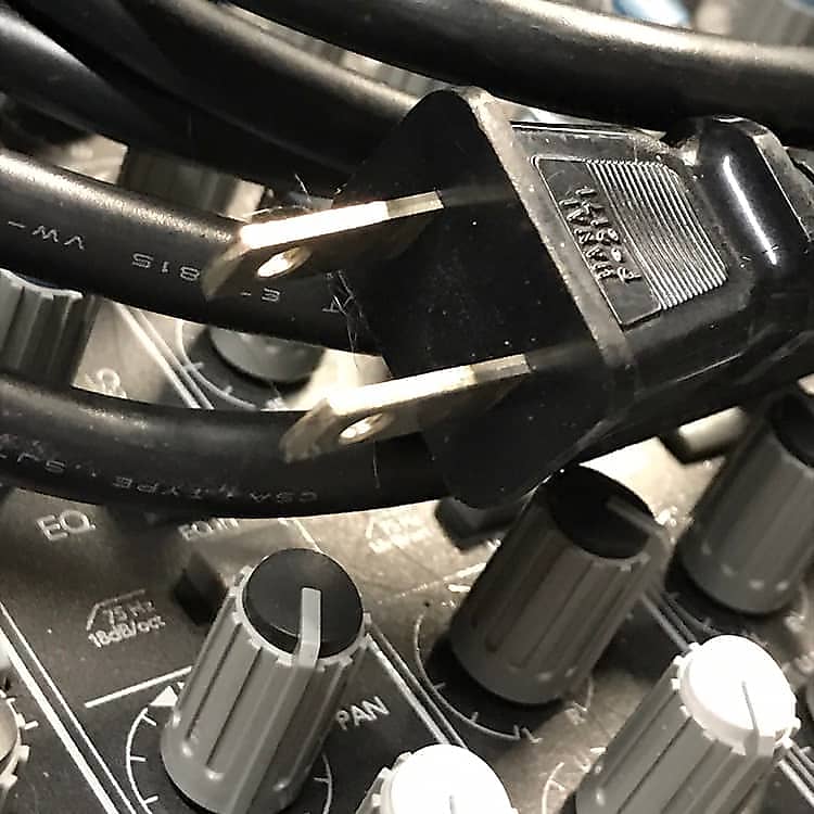 Roland/Korg 2-Prong Power Cord for Juno-106, HS-60, MKS-30/50/70, JX-8P/10, Korg DW-6000/8000, EX-8000, and more image 1