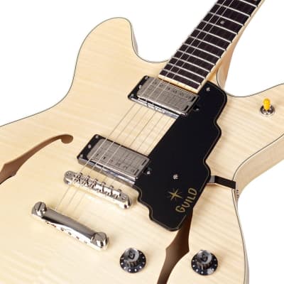 Guild Starfire IV ST Semi-Hollow Body Electric Guitar (Natural) image 5