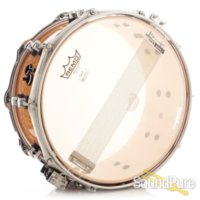 Sonor 6.5x14 SQ2 Medium Maple Snare Drum-Birdseye Amber image 5