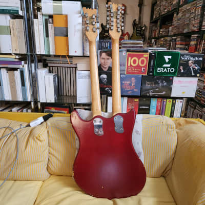 Mosrite Joe Maphis Double-neck 1966 - Candy Apple Red image 3