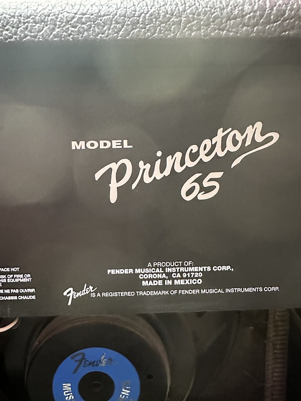 Fender Princeton 65 PR403 Made In Mexico 180W | Reverb