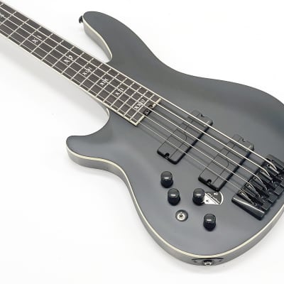 Schecter SLS Evil Twin-5 Left Hand Black *OPEN BOX & Painting Blemish *Worldwide FAST S/H for sale