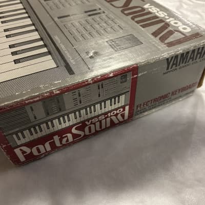 Yamaha Portasound VSS-100 Keyboard synth Sampler Sample 1980s - Black Anthracite Excellent condition in Original Box image 22