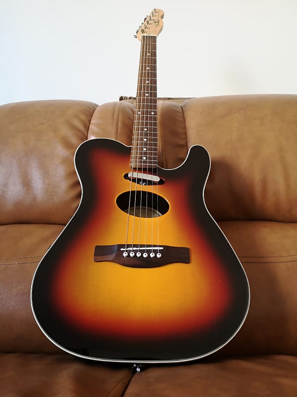 Fender Telecoustic Deluxe 2000's Sunburst | Reverb UK