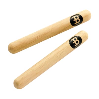 Meinl Percussion CL1HW 8" Classic Solid Hardwood Claves, Pair (VIDEO) image 1