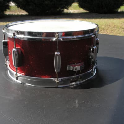 Vintage 1960's Rogers 14 x 6 1/2" Powertone Snare Drum (B&B Lugs) - Extremely RARE! image 5