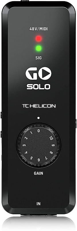 TC Helicon GO SOLO High-Definition Audio/MIDI Interface for Mobile Devices image 1